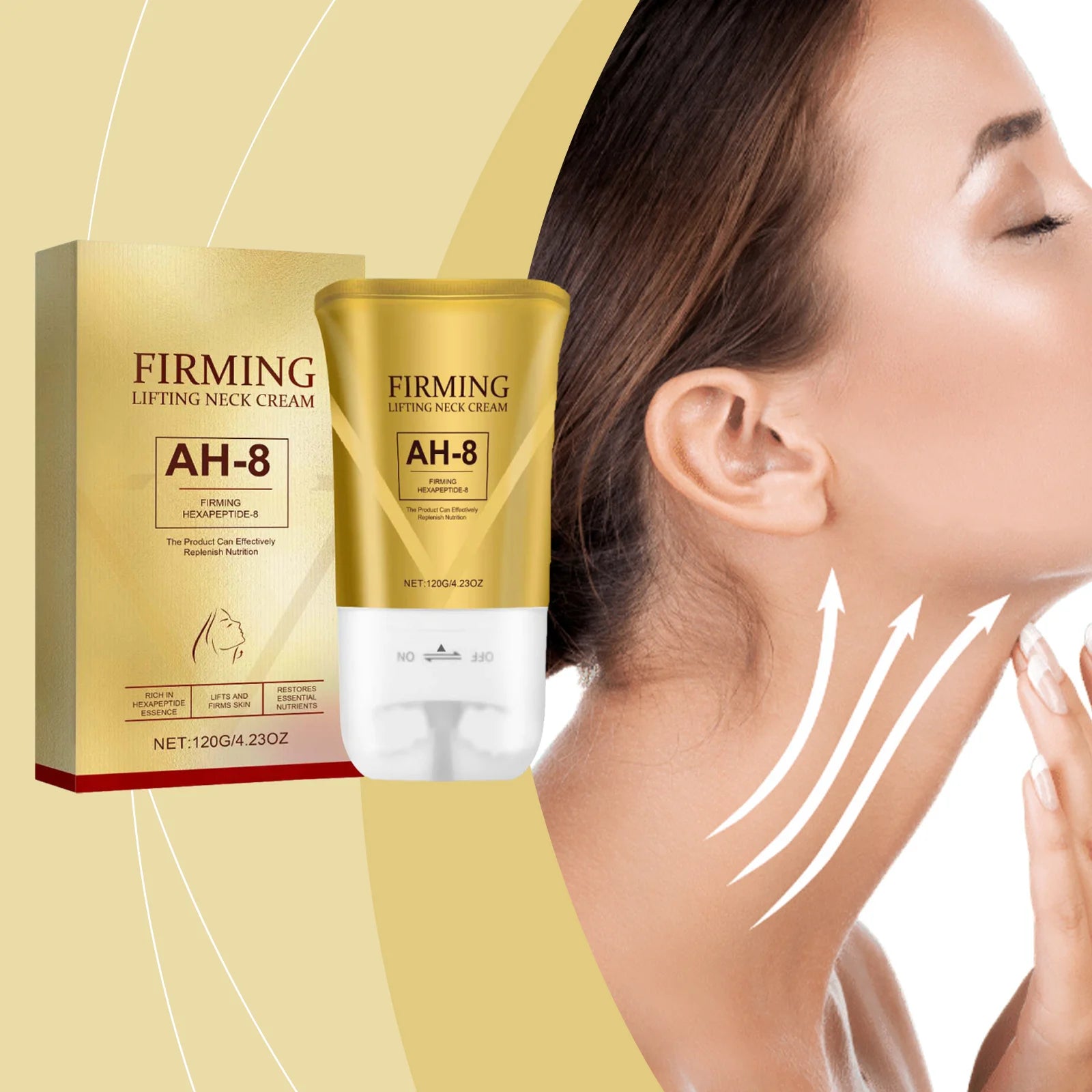 Neck Firming Roller Cream — Firm, Nourish & Remove Wrinkles