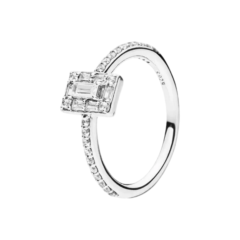 S925 Silver Bow Love Flower Ring Fashionable and High end...