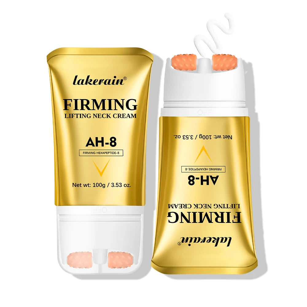 AH-8 Neck Firming Cream with Roller Massager