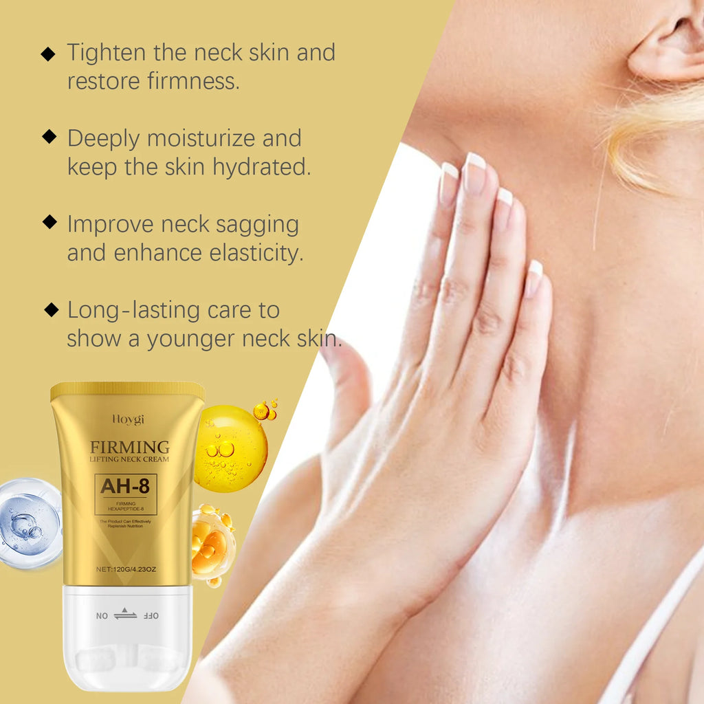 AH-8 Neck Firming Roller Cream — Reduce Double Chin & Fine Lines