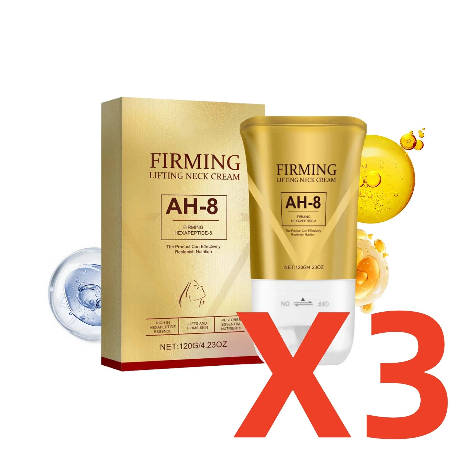 Neck Firming Roller Cream — Firm, Nourish & Remove Wrinkles