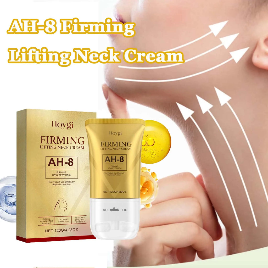 AH-8 Neck Firming Roller Cream — Reduce Double Chin & Fine Lines