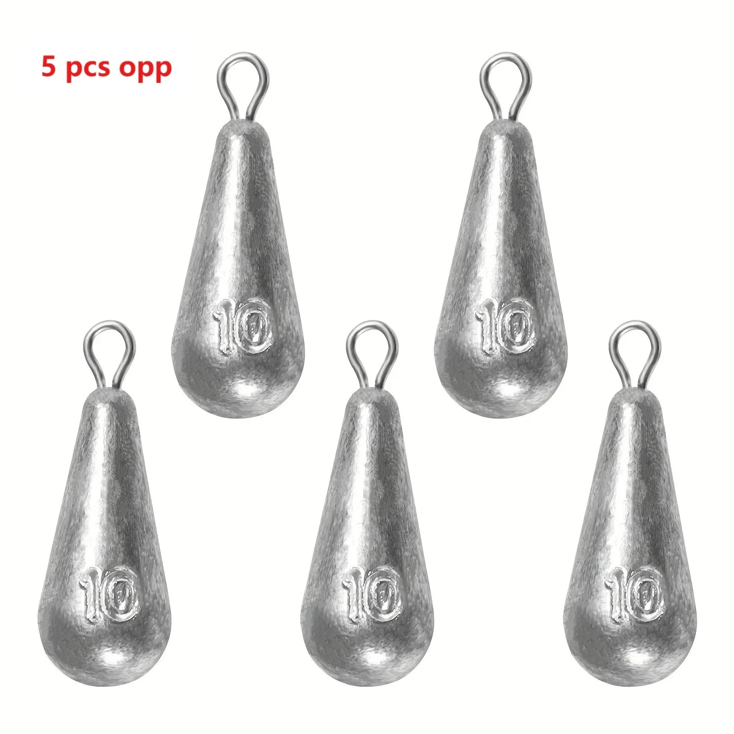 Teardrop Fishing Weights Sinkers Kit