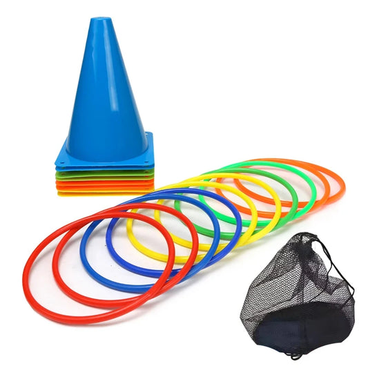 Party Games Ring Toss Game Carnival Combo Set Soft Plasti...