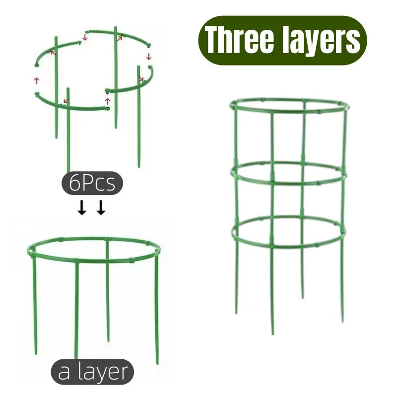 Round Plant Support Rings Set