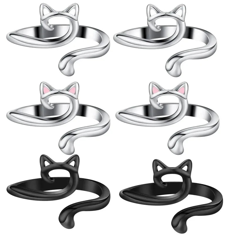 Adjustable Knitting Yarn Guide Rings