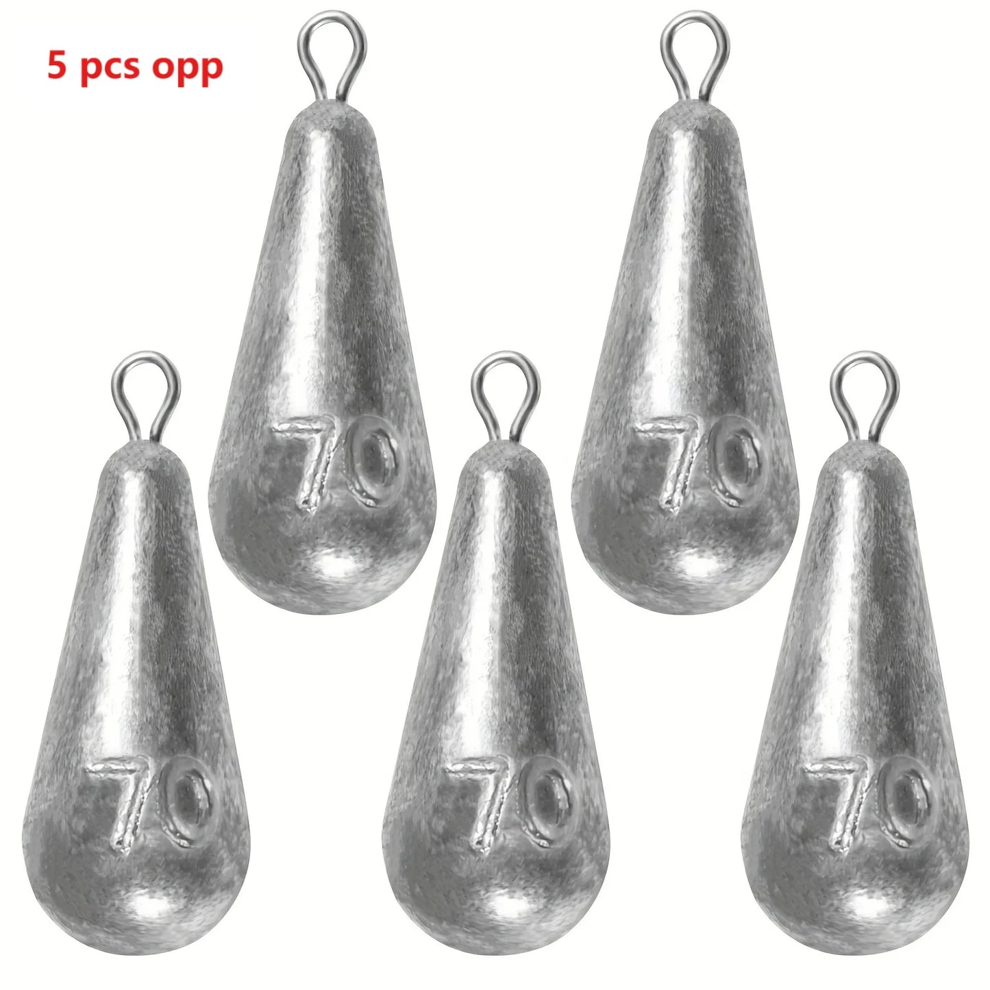 Teardrop Fishing Weights Sinkers Kit