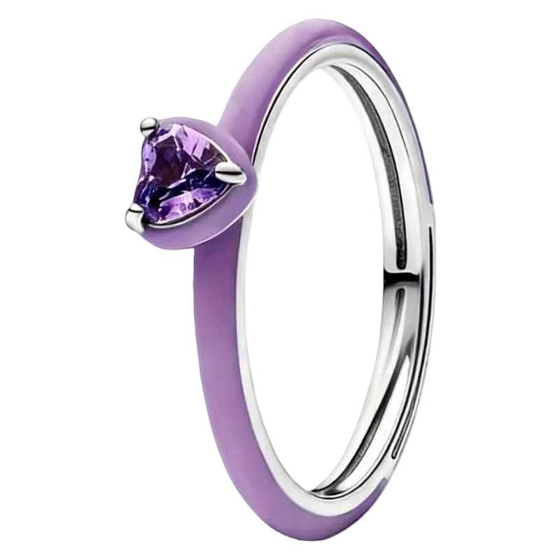 S925 Silver Bow Love Flower Ring Fashionable and High end...