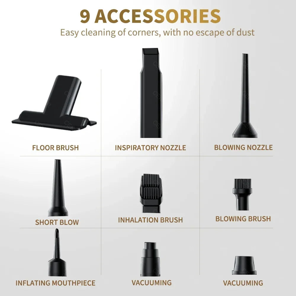 360K PA Handheld Wireless Vacuum Cleaner