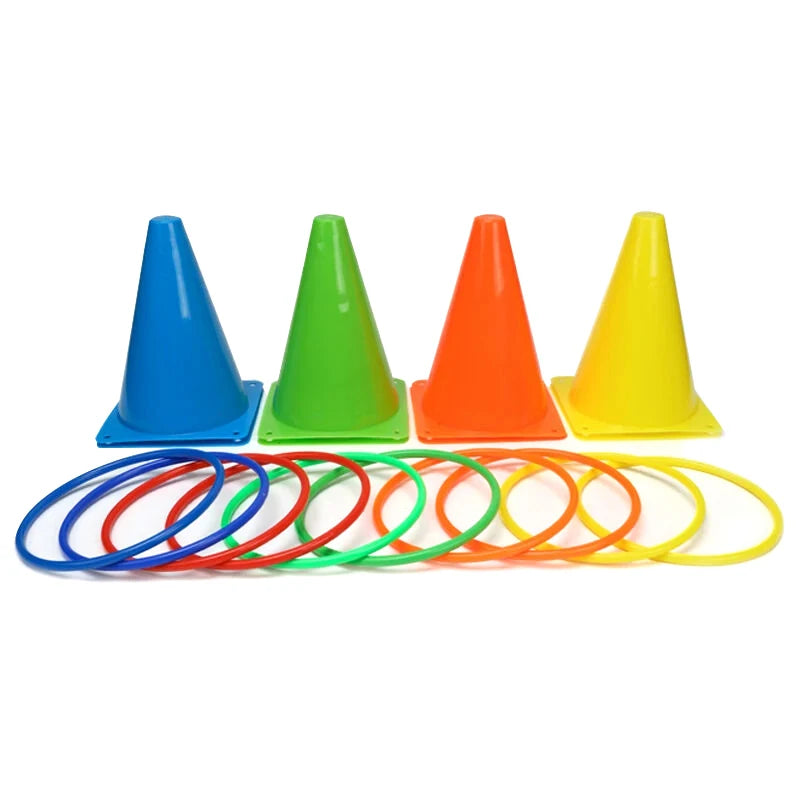 Party Games Ring Toss Game Carnival Combo Set Soft Plasti...
