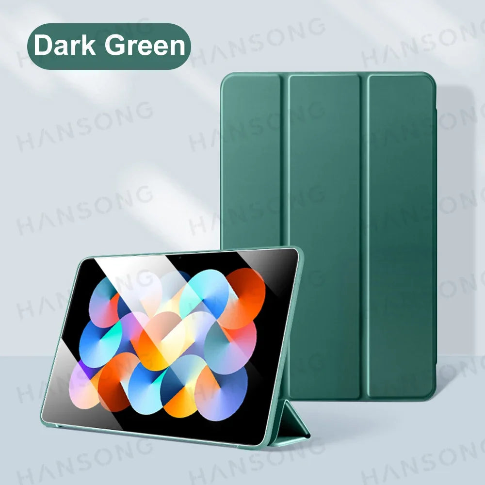 For Xiaomi Redmi Case pro 12.1in 2024 Flip Stand PU Protective Cover For Redmi Pad SE 11in Leather Shell Tablet Protective Case
