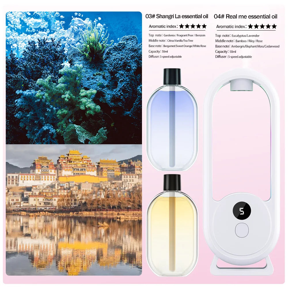 Rechargeable portable aroma diffuser Essential Oil Aromat...