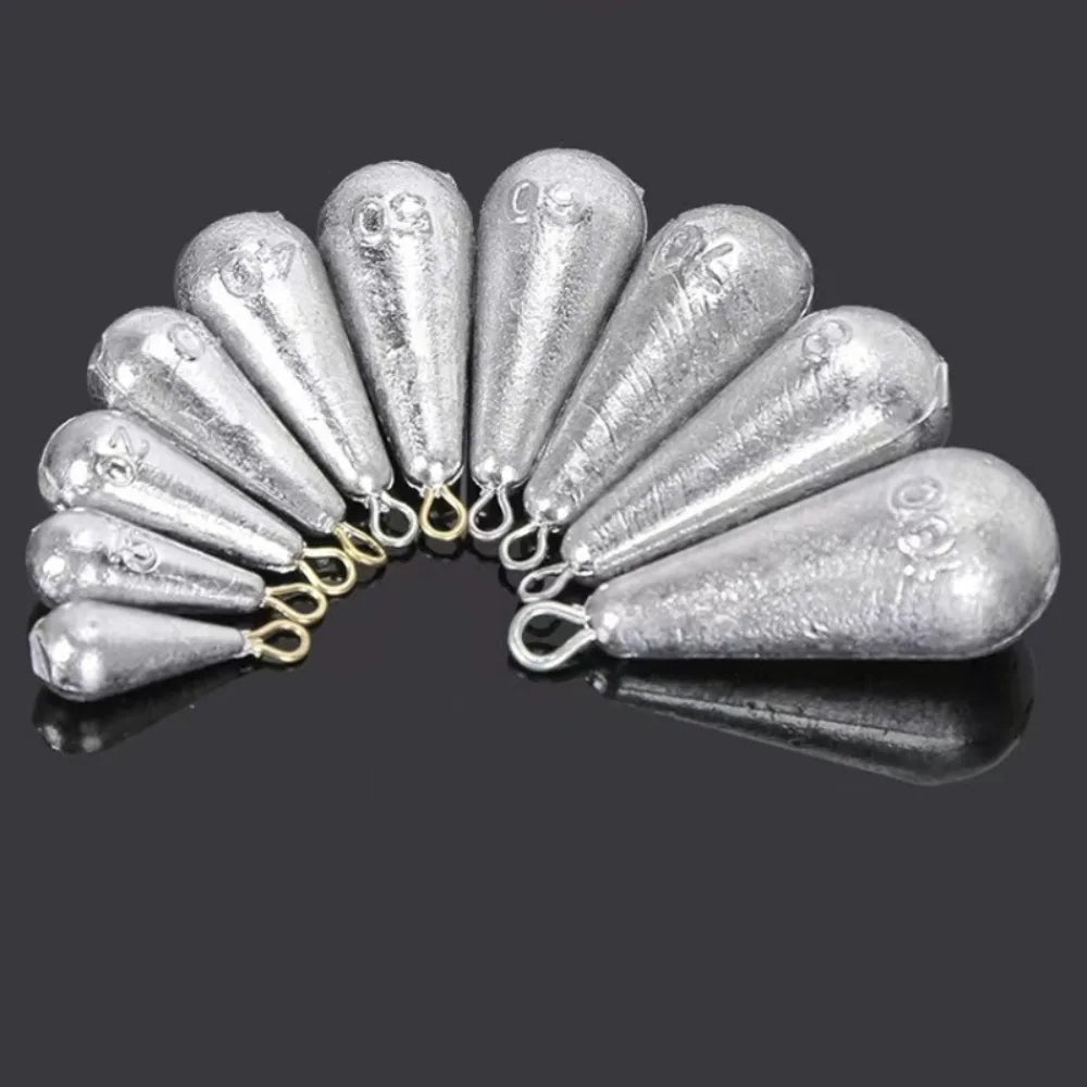 Teardrop Fishing Weights Sinkers Kit