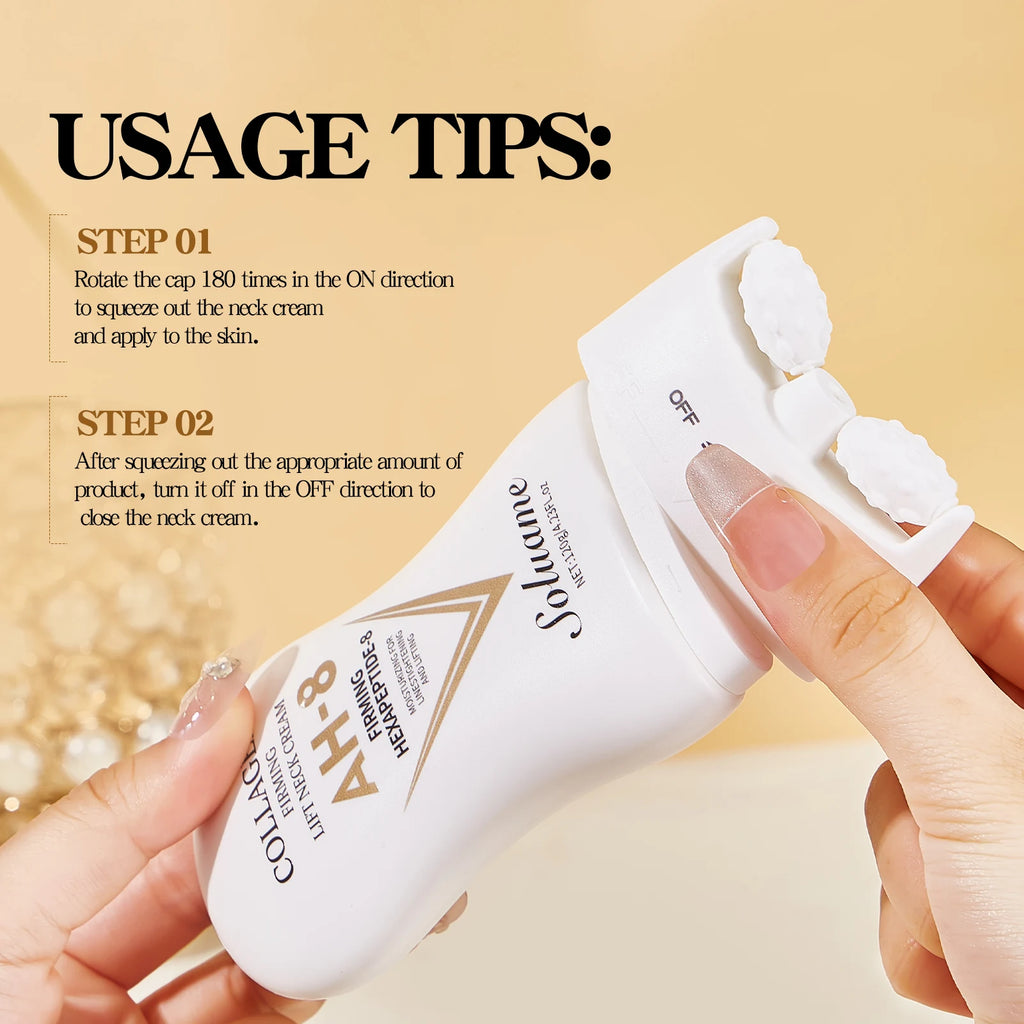 Collagen Neck Firming Cream with Massage Roller