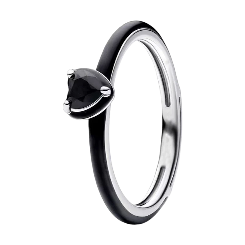 S925 Silver Bow Love Flower Ring Fashionable and High end...