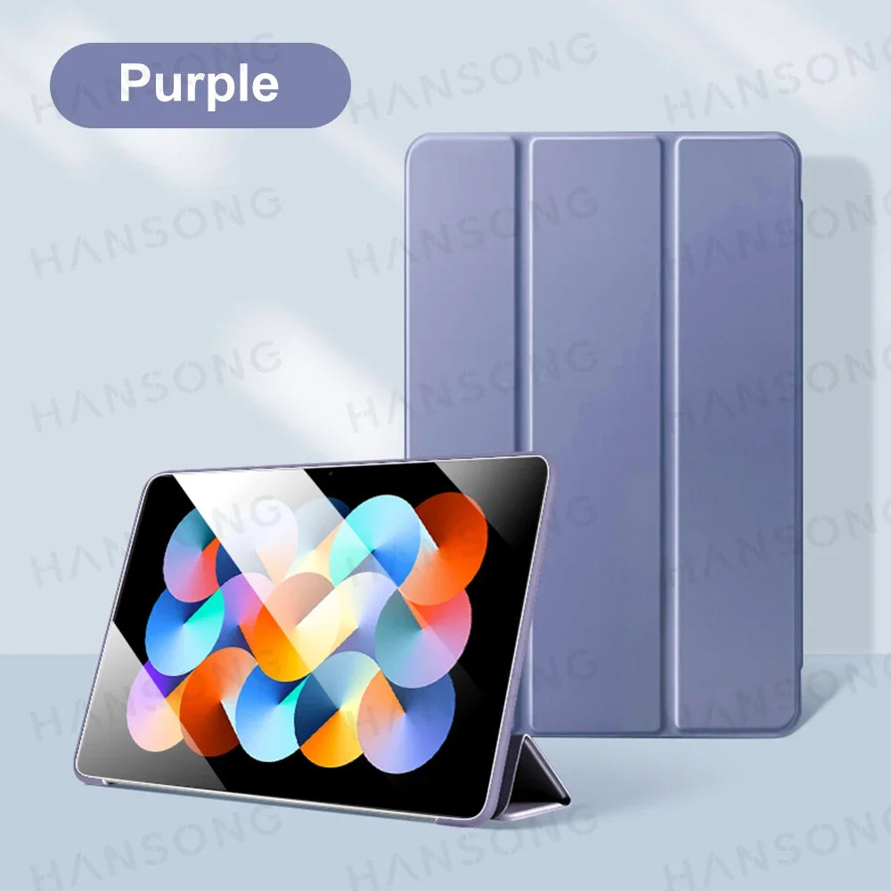 For Xiaomi Redmi Case pro 12.1in 2024 Flip Stand PU Protective Cover For Redmi Pad SE 11in Leather Shell Tablet Protective Case