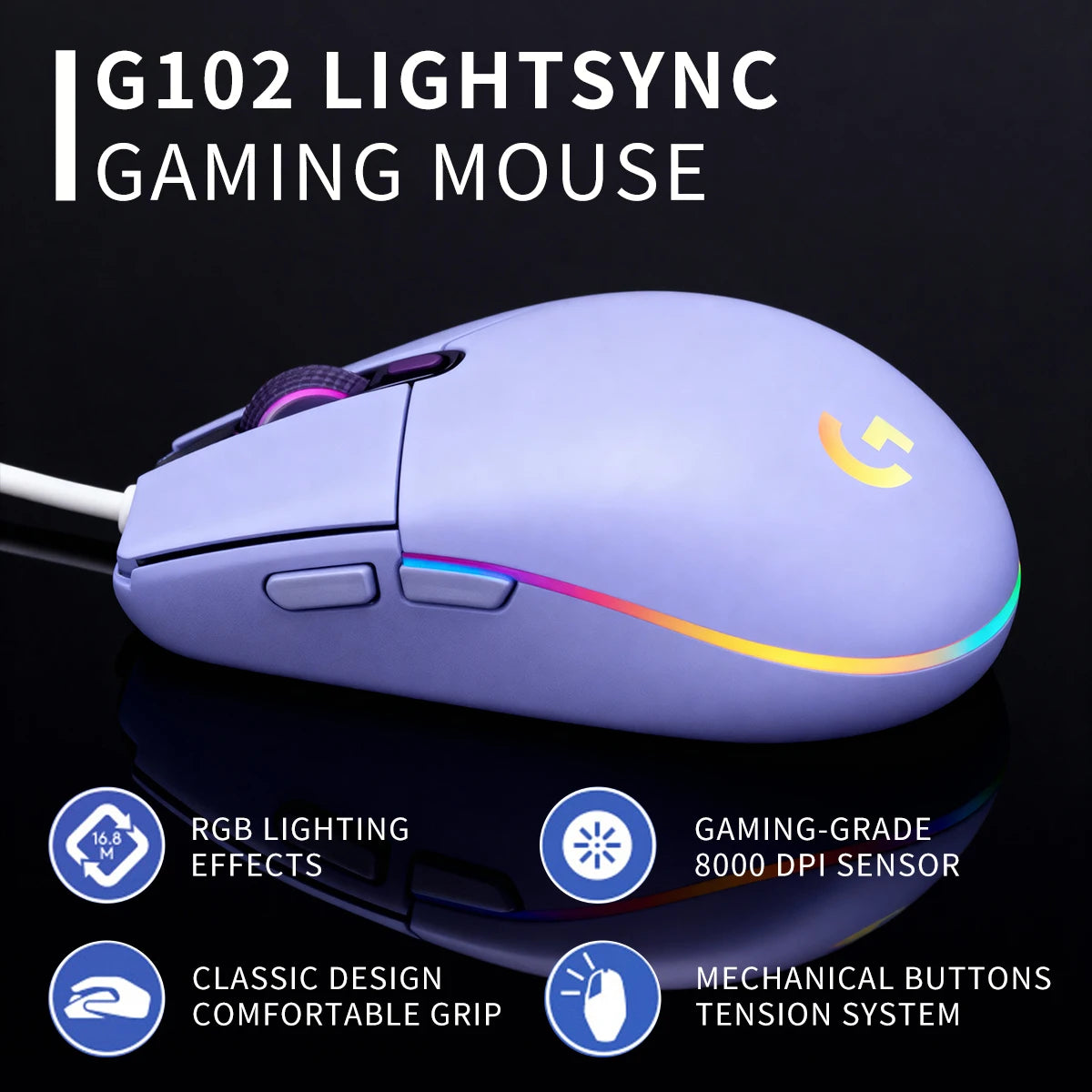 Logitech G102: Durable Design for Years of Gaming