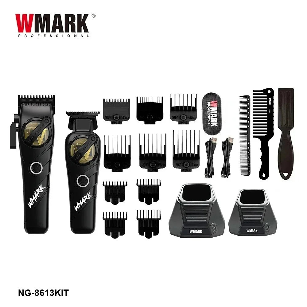 WMARK Trimmer	Professional Haircut Kit DLC Blade Hair Cli...