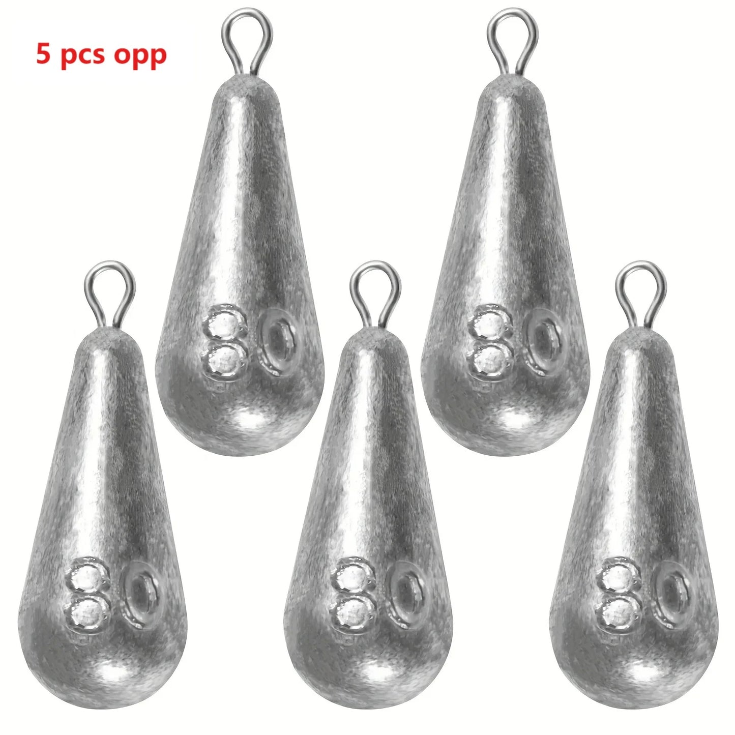 Teardrop Fishing Weights Sinkers Kit