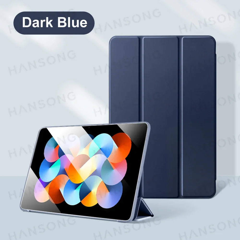 For Xiaomi Redmi Case pro 12.1in 2024 Flip Stand PU Protective Cover For Redmi Pad SE 11in Leather Shell Tablet Protective Case