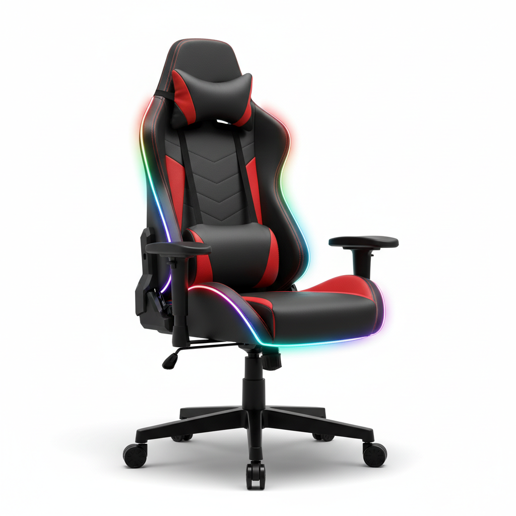 Ergonomic Gaming Chair Pro front view